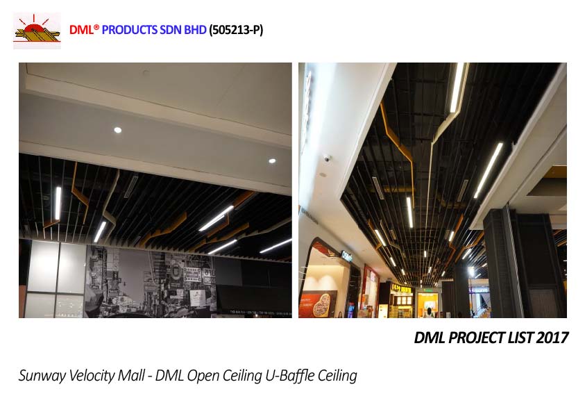 DML Baffle Ceiling | Steel & Aluminium Ceiling