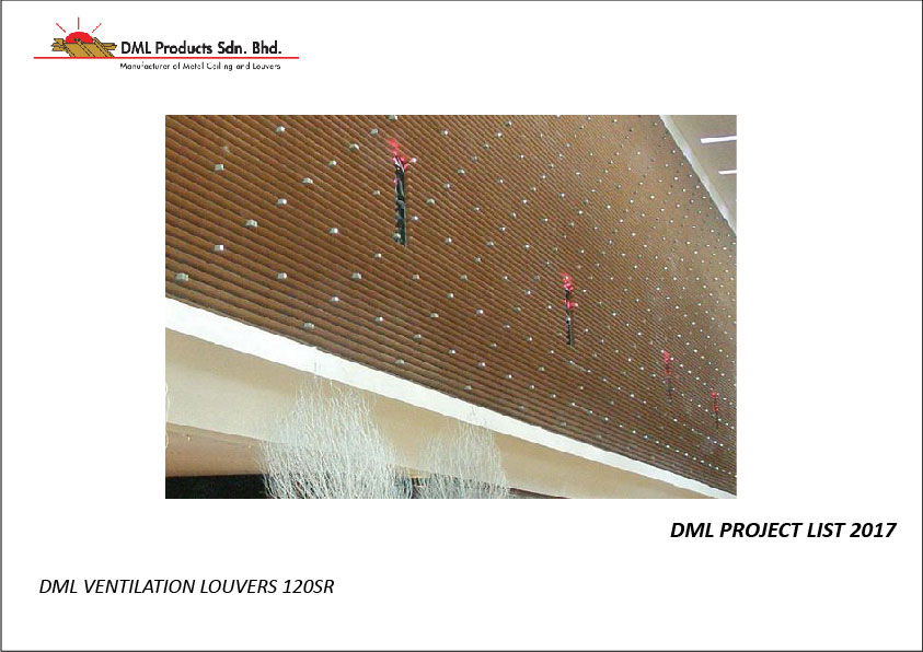DML Ventilation Louver 120SR |  Aluminium Louvers