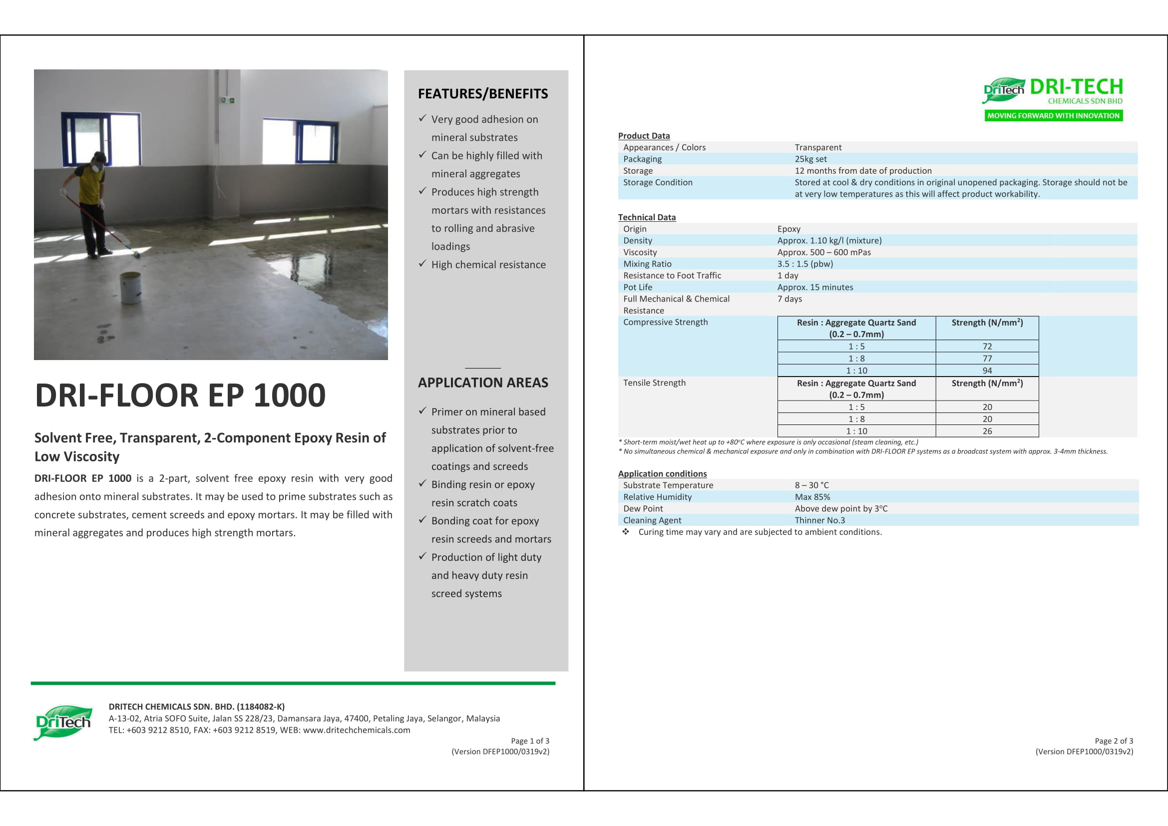 Dri-Floor EP 1000 | Epoxy Flooring 