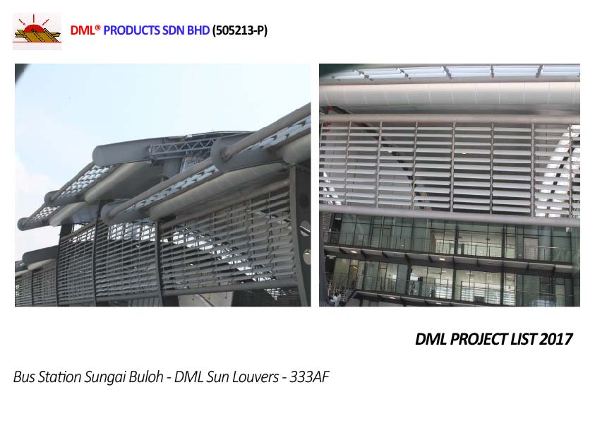 DML Sun Louver Aerofoil | Aluminium Louvers